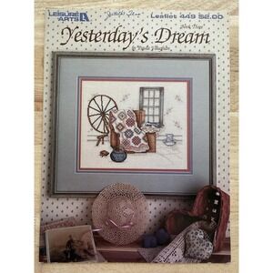 Yesterday's Dream by Paula Vaughan Leisure Arts Cross Stitch Pattern Leaflet